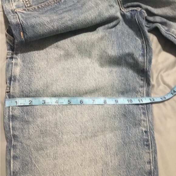 Garage Blue Flare Wide Leg Jeans - Picture 7 of 8